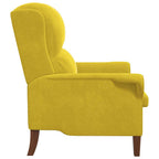 sillón Amarillo Terciopelo