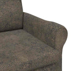sillón Gris oscuro Cuero sintético