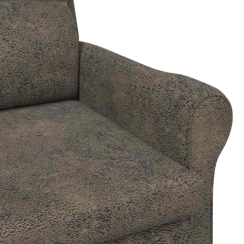 sillón Gris oscuro Cuero sintético