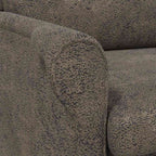 sillón Gris oscuro Cuero sintético