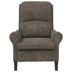 sillón Gris oscuro Cuero sintético