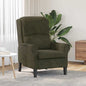 sillón Gris oscuro Cuero sintético