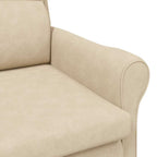 sillón Crema 76 x 94 x 102 cm Microfibra