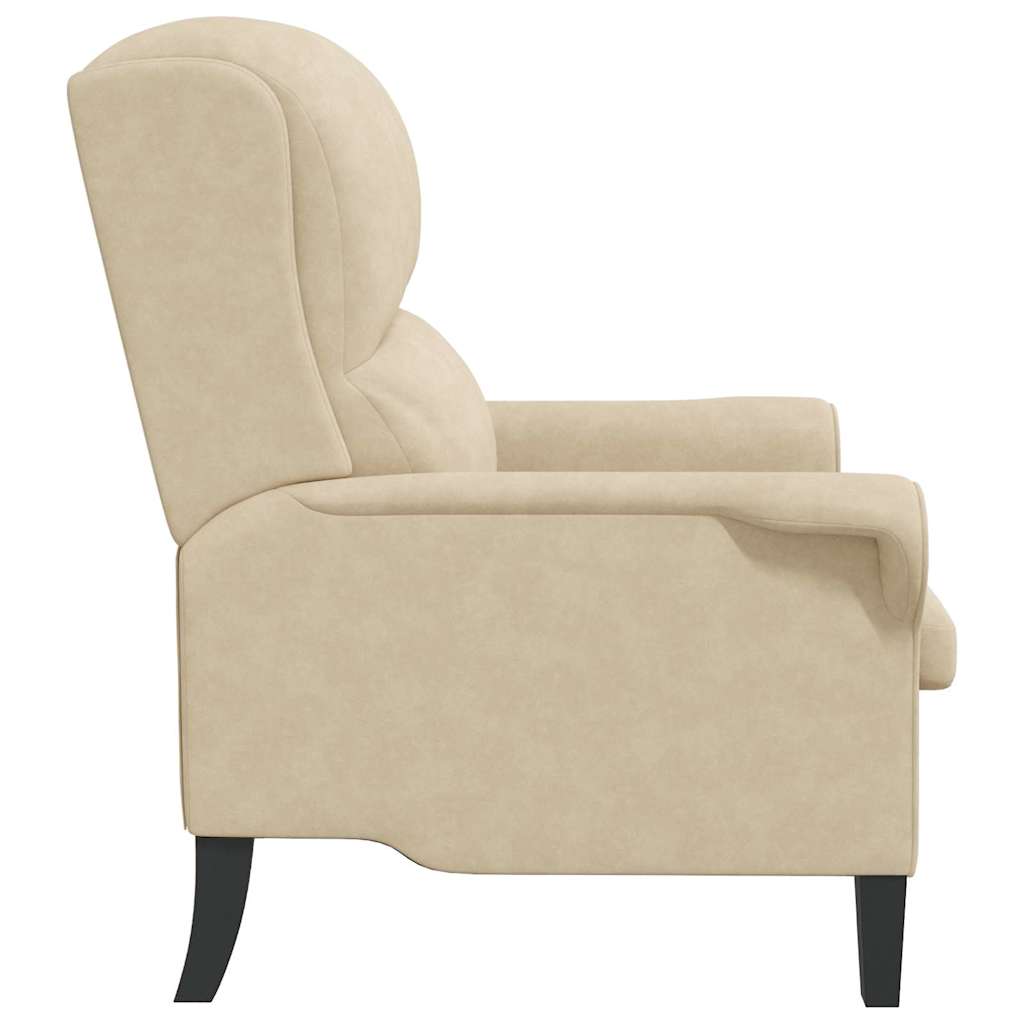 sillón Crema 76 x 94 x 102 cm Microfibra