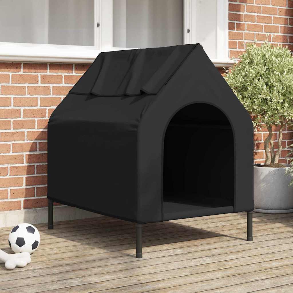 Casa para mascotas Manual Negro 110 x 75 x 90 cm Acero