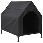 Casa para mascotas Manual Negro 110 x 75 x 90 cm Acero