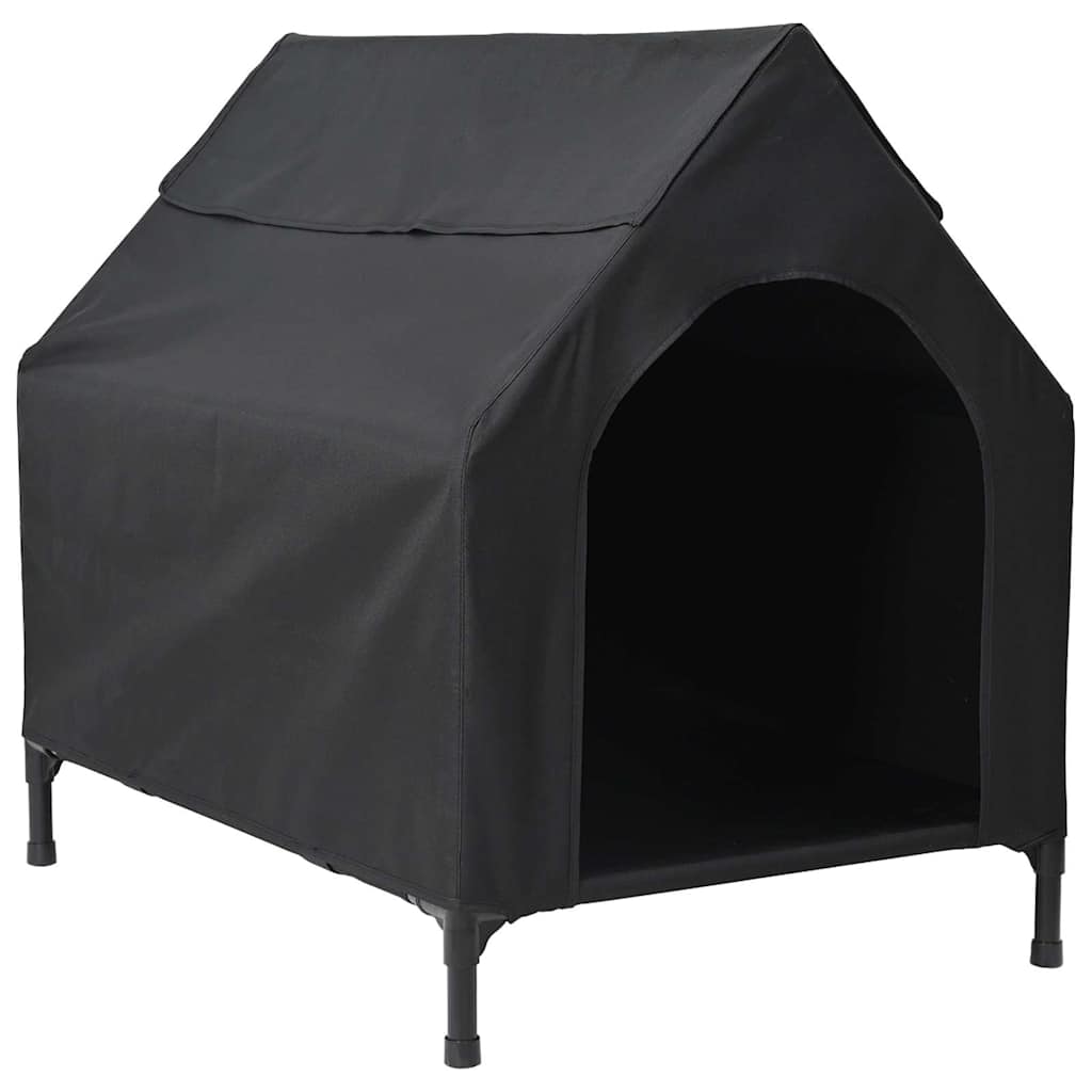 Casa para mascotas Manual Negro 110 x 75 x 90 cm Acero