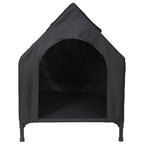 Casa para mascotas Manual Negro 110 x 75 x 90 cm Acero