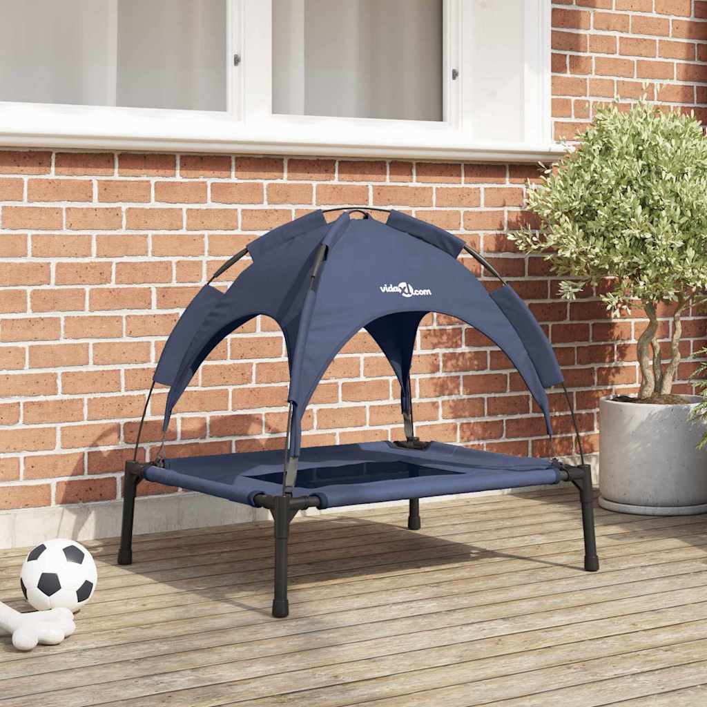 Dog bed Navy Blue manual 122 x 93 x 106.5 cm Steel