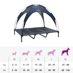 Cama para perro Manual Azul marino 122 x 93 x 106,5 cm Acero