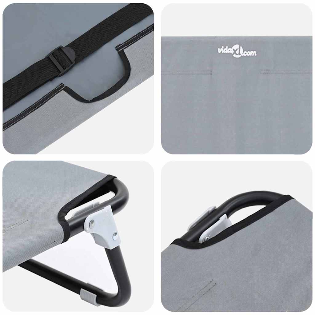 Cama para perro Manual Gris Claro 105 x 65 x 18 cm Acero