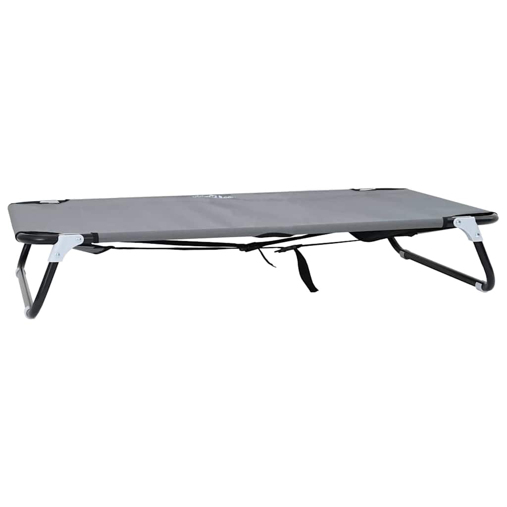 Cama para perro Manual Gris Claro 105 x 65 x 18 cm Acero