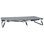 Cama para perro Manual Gris Claro 105 x 65 x 18 cm Acero