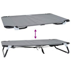 Cama para perro Manual Gris Claro 105 x 65 x 18 cm Acero