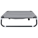 Cama para perro Manual Gris Claro 105 x 65 x 18 cm Acero