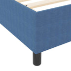 Cama de plataforma Azul 100 x 200 cm Tela de Pana