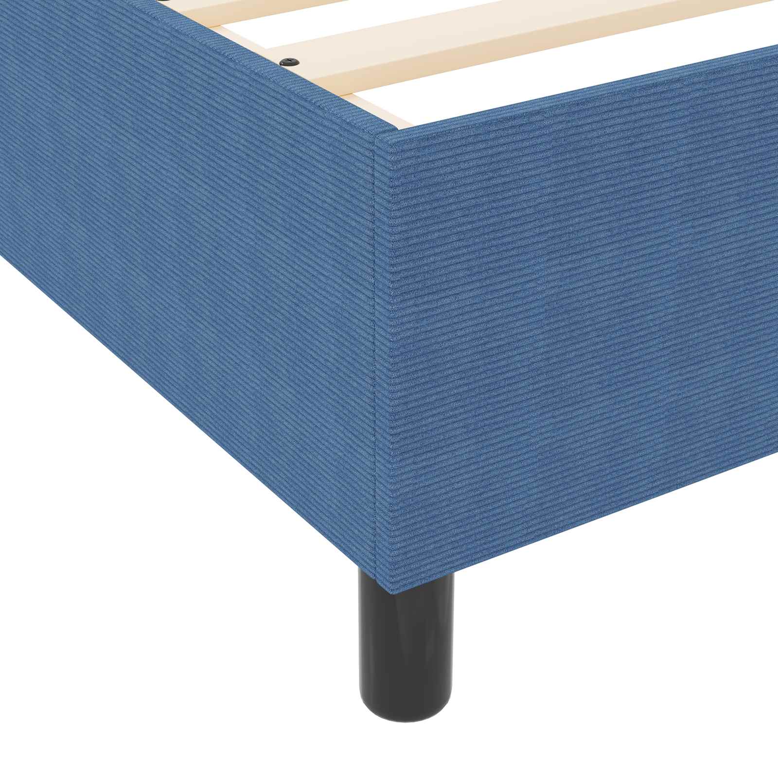 Cama de plataforma Azul 100 x 200 cm Tela de Pana