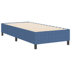 Cama de plataforma Azul 100 x 200 cm Tela de Pana
