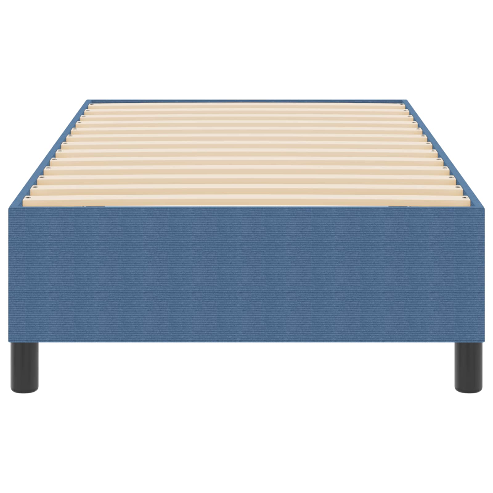 Cama de plataforma Azul 100 x 200 cm Tela de Pana