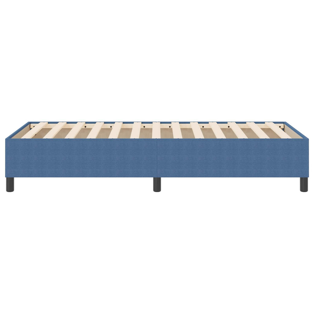 Cama de plataforma Azul 100 x 200 cm Tela de Pana