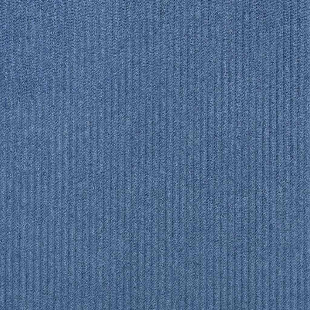 Cama tipo Box Spring Azul y 100 x 200 cm Tela de Pana