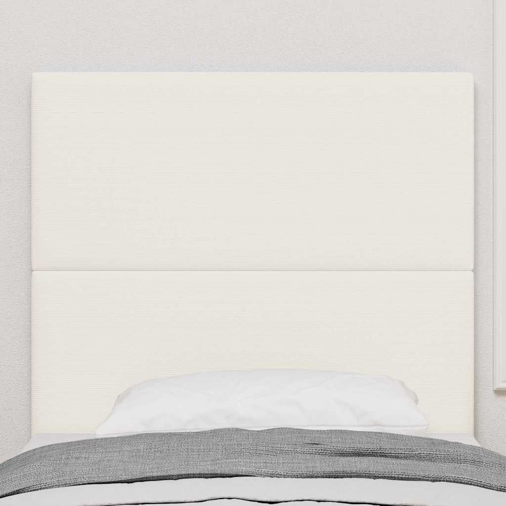 Cabecero Crema 100 cm Tela de Pana