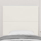 Cabecero Crema 100 cm Tela de Pana