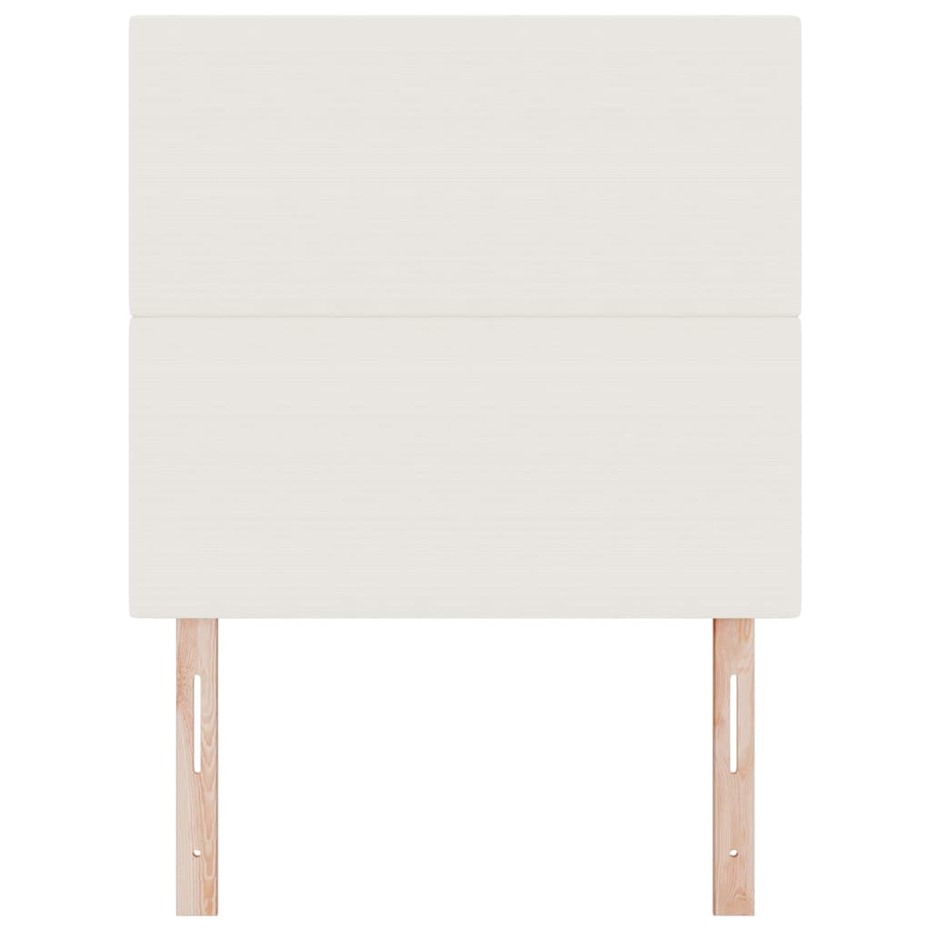 Cabecero Crema 100 cm Tela de Pana