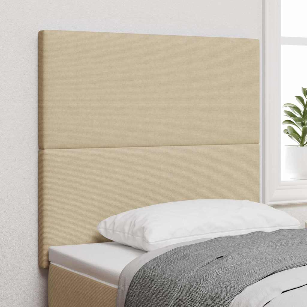 Cabecero Crema 100 cm Tela de Pana