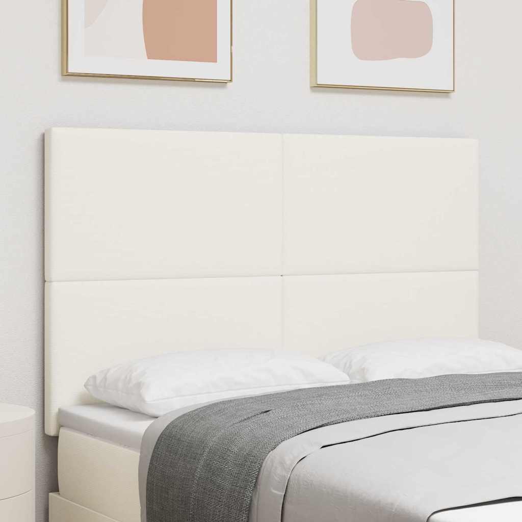 Cabecero Crema 100 cm Tela de Pana