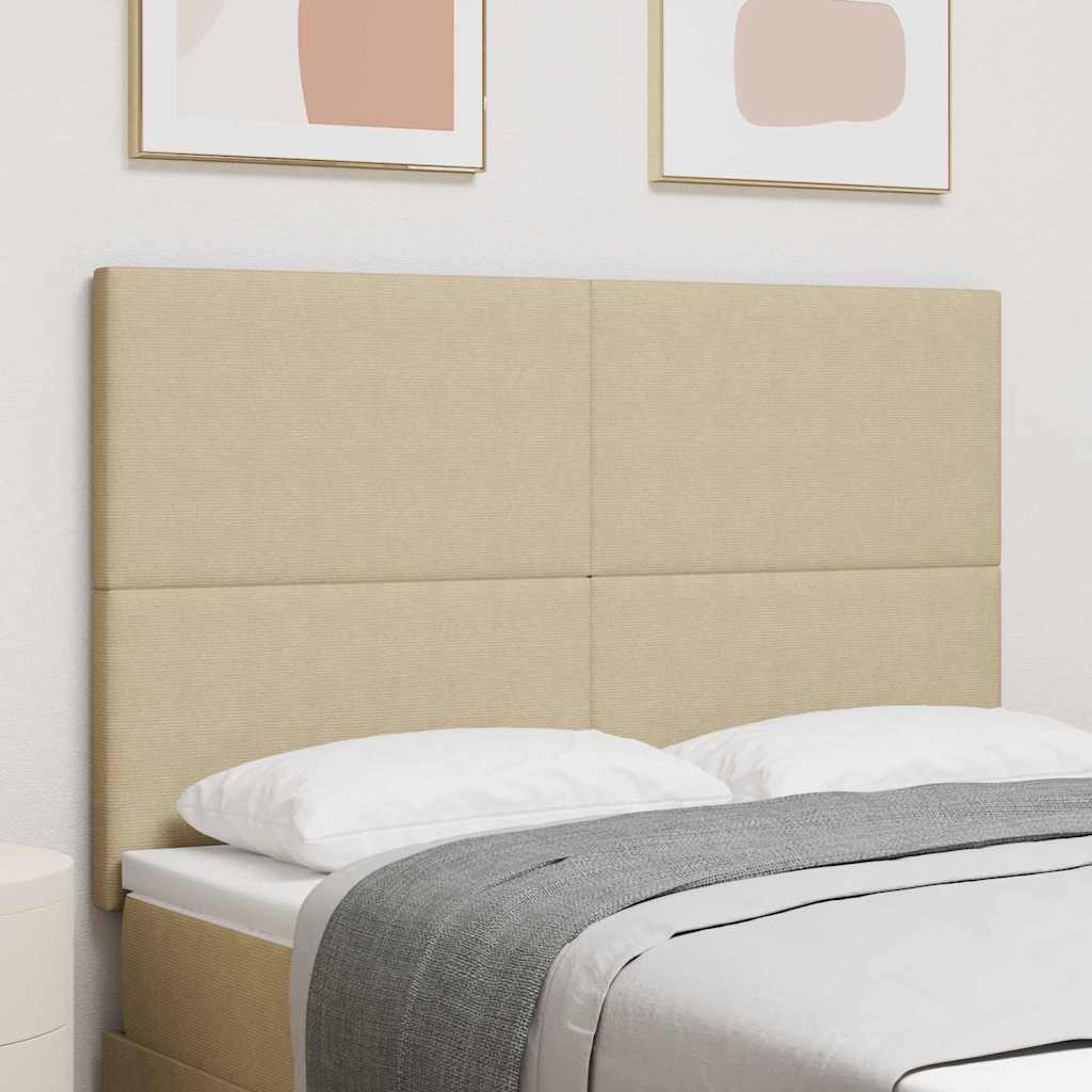 Cabecero Crema 100 cm Tela de Pana