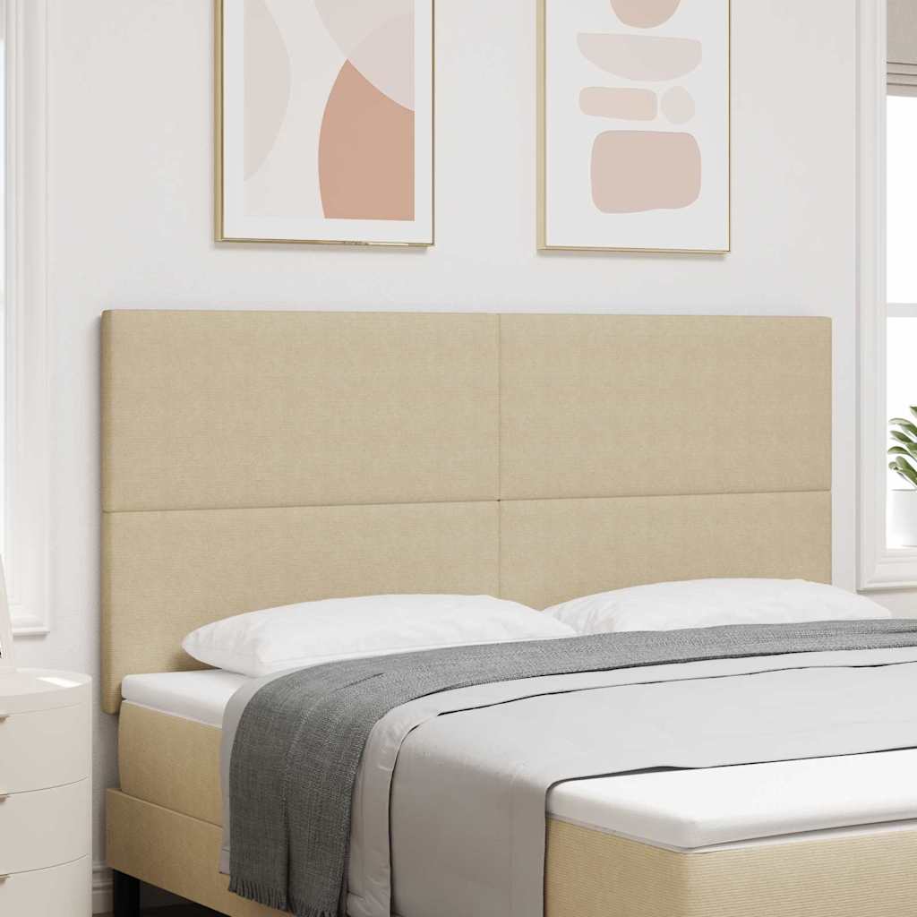 Cabecero Crema 100 cm Tela de Pana