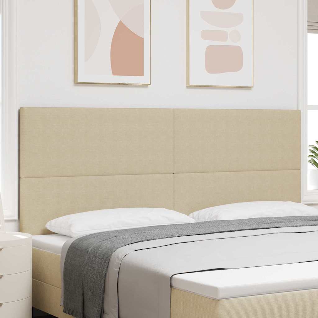 Cabecero Crema 100 cm Tela de Pana