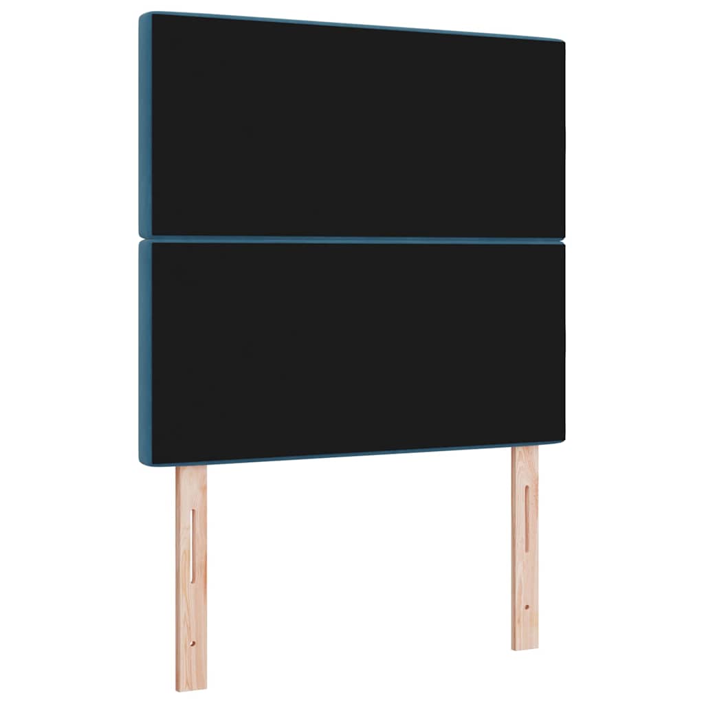 Cabecero Azul Oscuro 100 cm Terciopelo