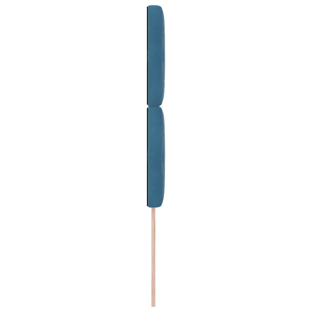 Cabecero Azul Oscuro 100 cm Terciopelo