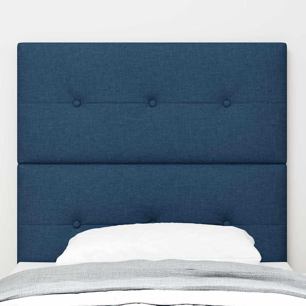 Cabecero Ajustable en Altura con cabecera Azul 100 cm tela