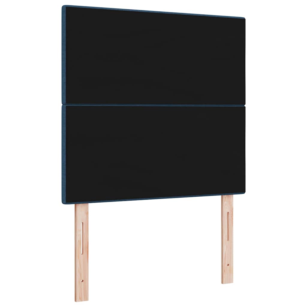 Cabecero Ajustable en Altura con cabecera Azul 100 cm tela