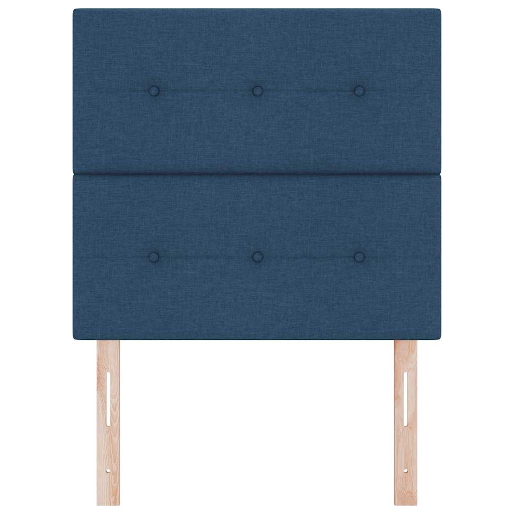 Cabecero Ajustable en Altura con cabecera Azul 100 cm tela