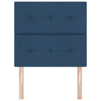 Cabecero Ajustable en Altura con cabecera Azul 100 cm tela
