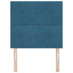 Cabecero Azul Oscuro 100 cm Terciopelo