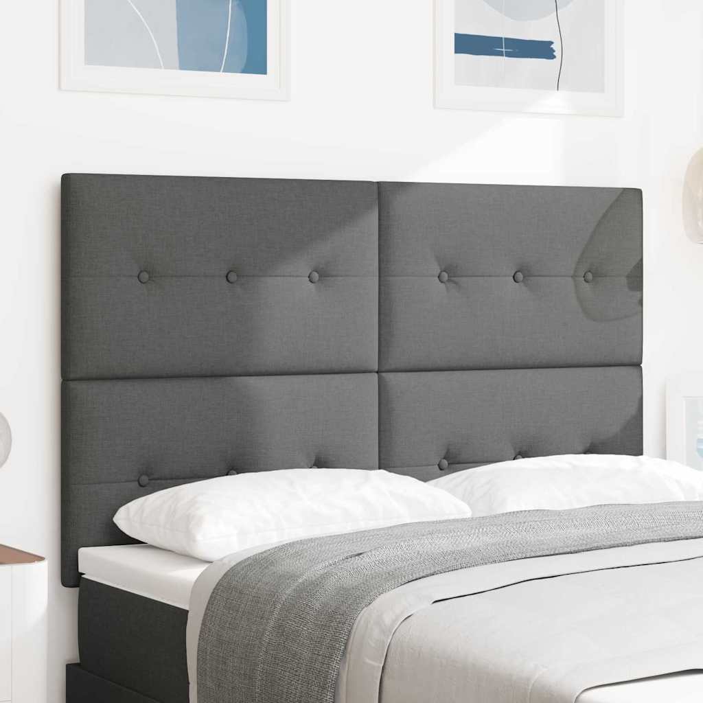 Cabecero Ajustable en Altura con cabecera Azul 100 cm tela