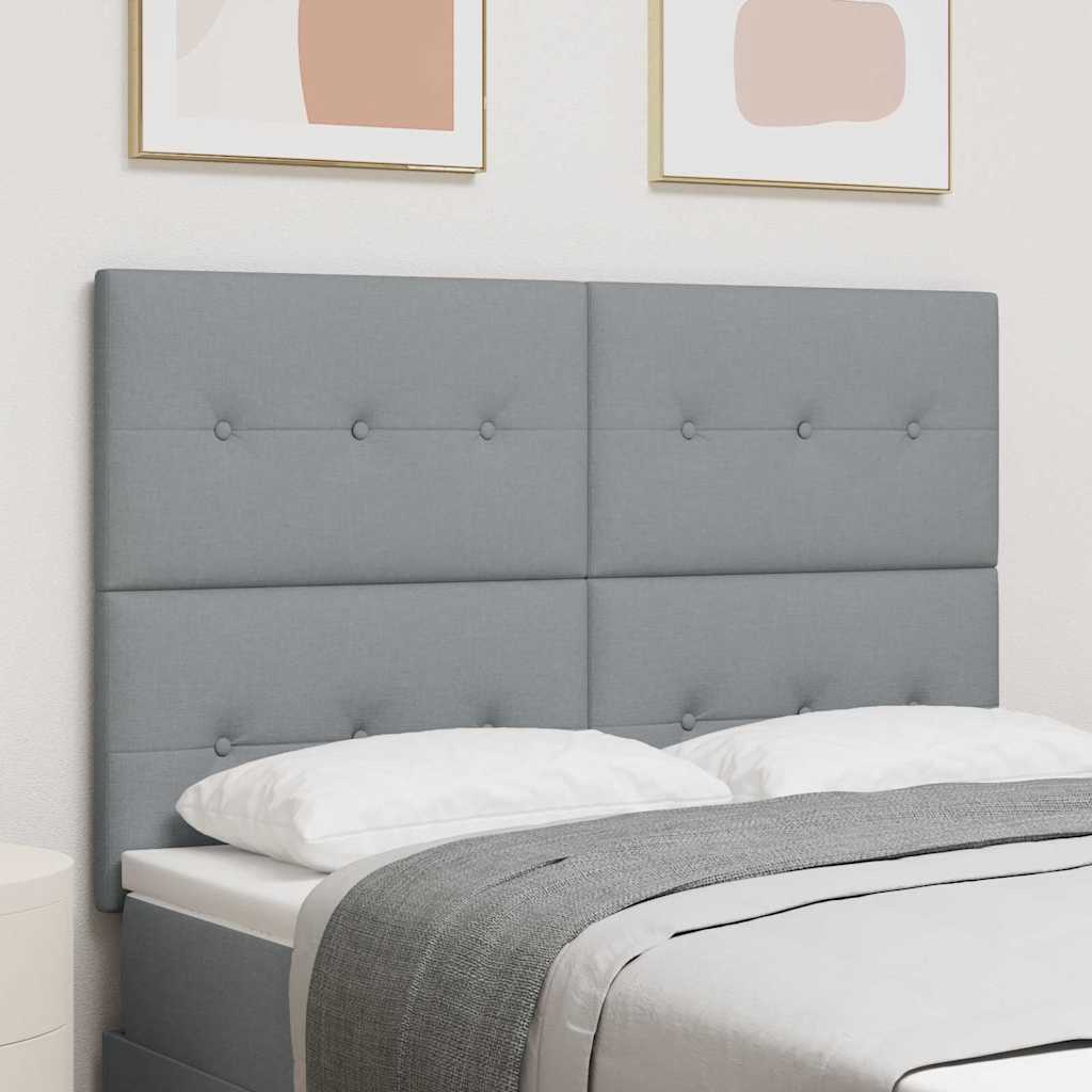 Cabecero Ajustable en Altura con cabecera Azul 100 cm tela