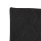 Cabecero Negro 100 cm Terciopelo