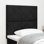 Cabecero Negro 100 cm Terciopelo