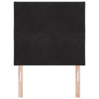 Cabecero Negro 100 cm Terciopelo