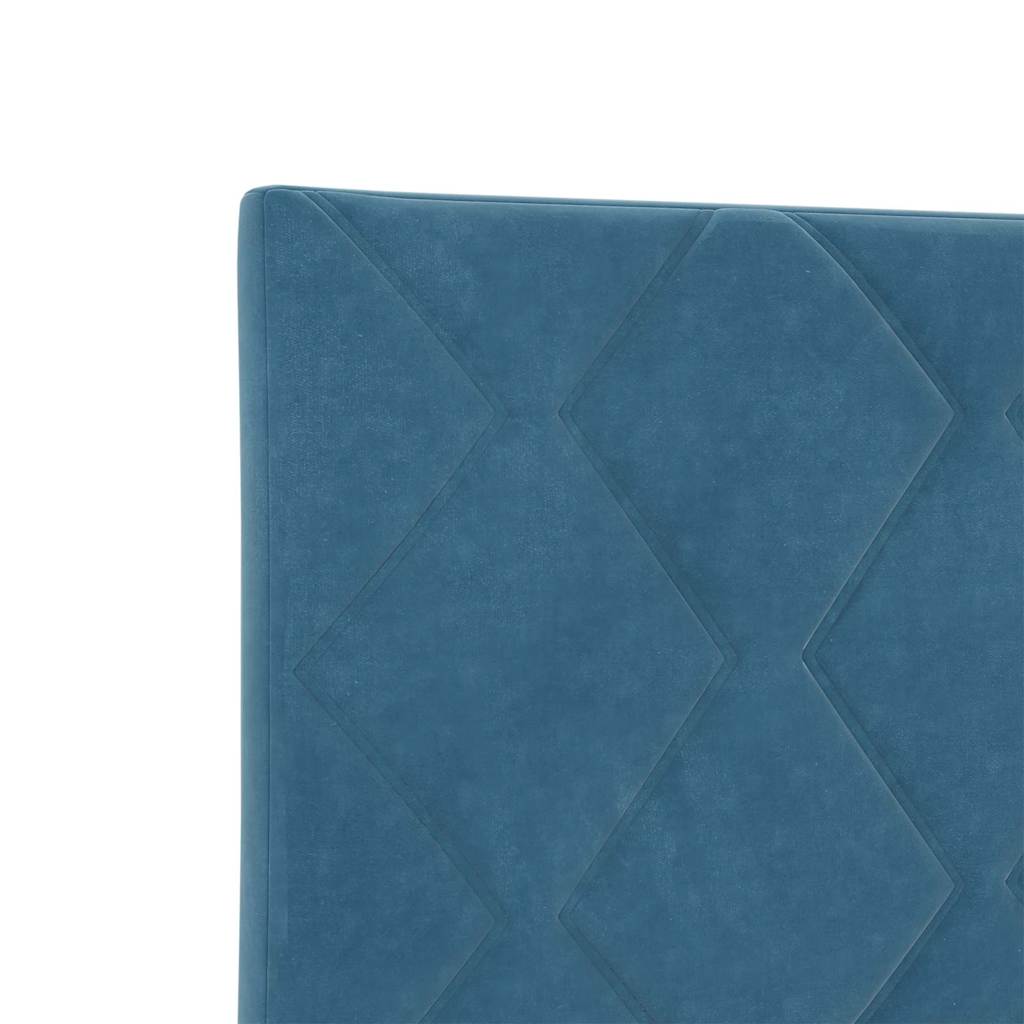 Cabecero Azul Oscuro 100 cm Terciopelo