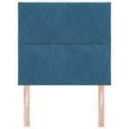 Cabecero Azul Oscuro 100 cm Terciopelo