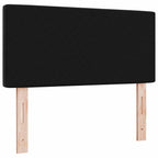 Cabecero LED con tiras LED con cabecera Negro 100 cm Terciopelo