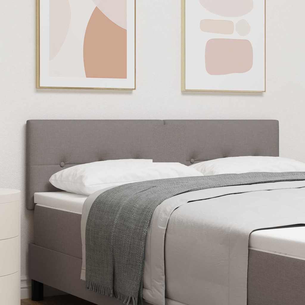 Cabecero LED con tiras LED con cabecera Crema 100 cm tela