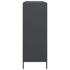 Aparador de acero laminado en frío antracita 135x39x103,5 cm